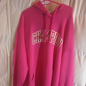 NWT CHAMPIONS PULLOVER HOODIE PINK SIZE XXXL